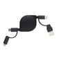 6 in 1 kabel | Gerecycled plastic & TPE | PVC-vrij