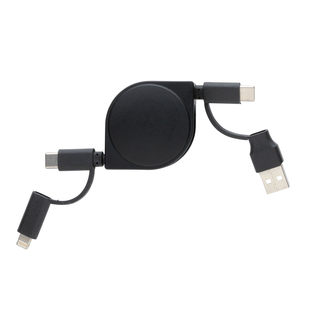 6 in 1 kabel | Gerecycled plastic & TPE | PVC-vrij