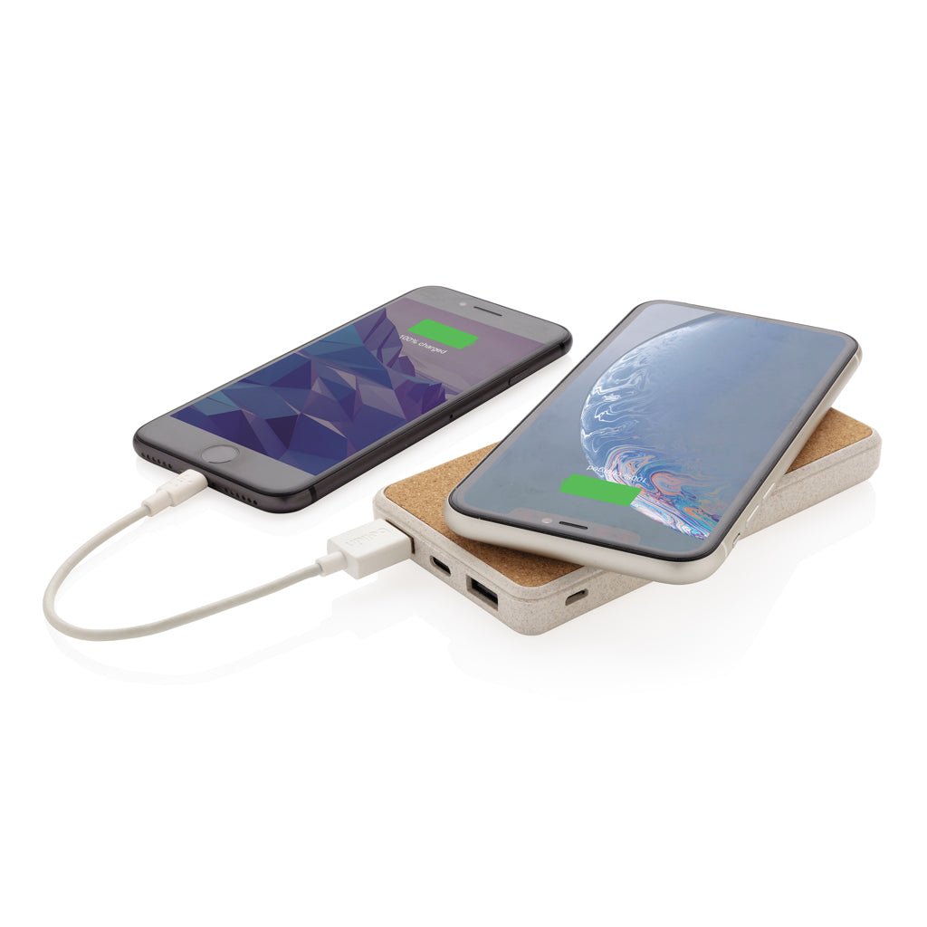 Draadloze Voeding | 8.000 mAh 5W | Eco Vriendelijk | bruin