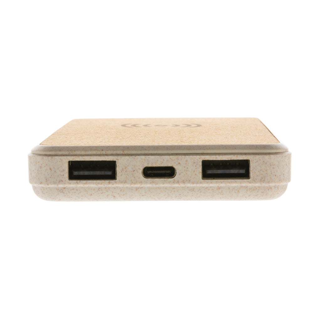 Draadloze Voeding | 8.000 mAh 5W | Eco Vriendelijk | bruin