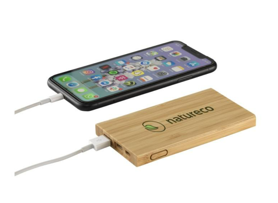 Bamboe 4000 powerbank externe oplader
