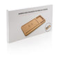 Bureau organizer | Draadloze oplader | Bamboe | 5W | Bruin